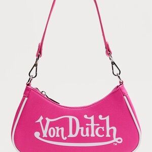 Von Dutch Vibrant Pink Shoulder Bag